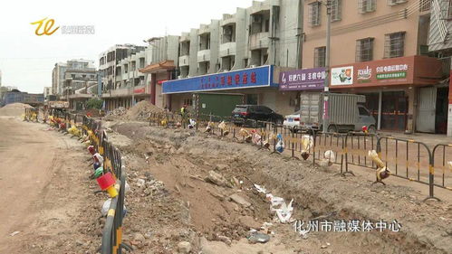 我市舊茂化路市政改造工程全力推進，打造更暢通宜居的城市動脈