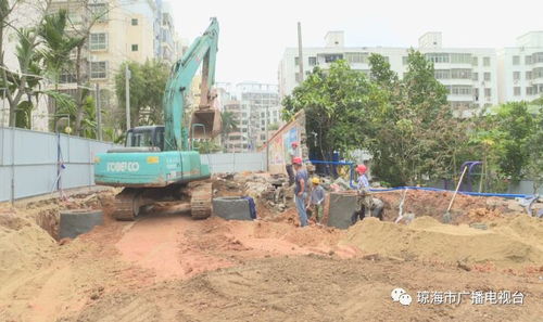 瓊海市一小門前路延長線市政工程進入沖刺階段 打通城市脈絡，提升區域發展新動能