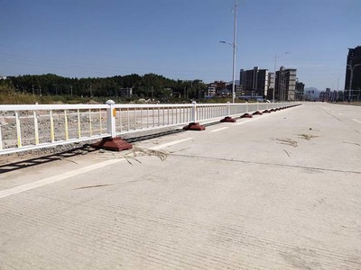 浦陽道路護欄安裝工程 筑牢市政道路安全防線